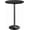 Black, variant on Shahoo Round Bar Table, Cocktail Table with Metal Base & MDF Top, Counter Height Pub Table for Dining Room, Living Room, Kitchen, Bar, Pub, Cafe, White