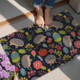 thumbnail image 4 of Cute Hedgehog Pattern with Pioneer Flower Door Rugs,Washable Non Slip Door Mats Indoor,Decorative Door Mats,Entry Mat Indoor for Entrance,Bedroom,Kitchen,Bathroom,20"x32", 4 of 6