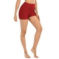 thumbnail image 6 of Workout Shorts for Women, High Waisted Textured Booty Scrunch Yoga Shorts, 6 of 7