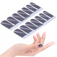 thumbnail image 4 of Peahefy DIY Nail Wraps,14pcs Nail Polish Strip DIY Adhesion Nail Wraps Decals Transfer Sticker Manicure Tool,Nail Full Wrap, 4 of 8