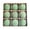 B, variant on Hvmvliv 9 Pack Light Green Flocked Christmas Ball Ornaments with Glitter in Gift Box for Xmas Tree Decor