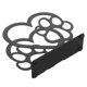 thumbnail image 1 of FESTFENDS Servilletas Decorativo Para Negro De Moderno Y Resistente Para Cocina, 1 of 8