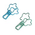 thumbnail image 5 of 100 Uds Clips de carpeta huecos forma de flor Linda Clips de carpeta pequeños de Metal resistente para cuenta de documentos de oficina, 5 of 5