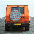 thumbnail image 6 of Pofeuu Cartoon Watermelon Print Spare Tire Wheel Cover for Car Truck SUV Camper Universal Fit Spare Tire Cover RV Spare Tire Covers-17 inch, 6 of 6