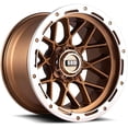 thumbnail image 3 of Grid OffRoad Custom Wheel for 20x10 125.5mm Hub Matte Bronze with Milled Accents Rim, 3 of 3