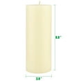 thumbnail image 3 of Stonebriar Unscented 3" x 8" 1-Wick Ivory Pillar Candles, 6 Pack, 3 of 3