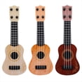 thumbnail image 2 of Ukelele Clásico Amarillo para Niños, Juguete de Guitarra, Educación Temprana, Guitarra Pequeña, Suministros para Fiestas Ajustables, 2 of 5