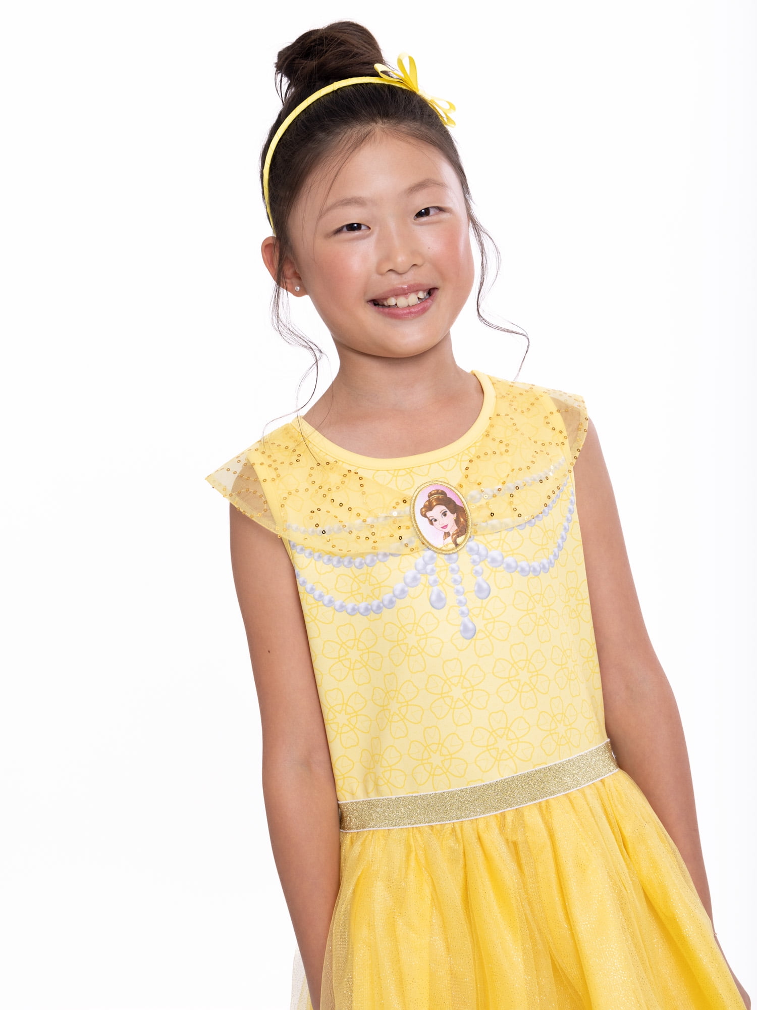 Disney Princess Girls Belle Cosplay Dress, Sizes 4-16