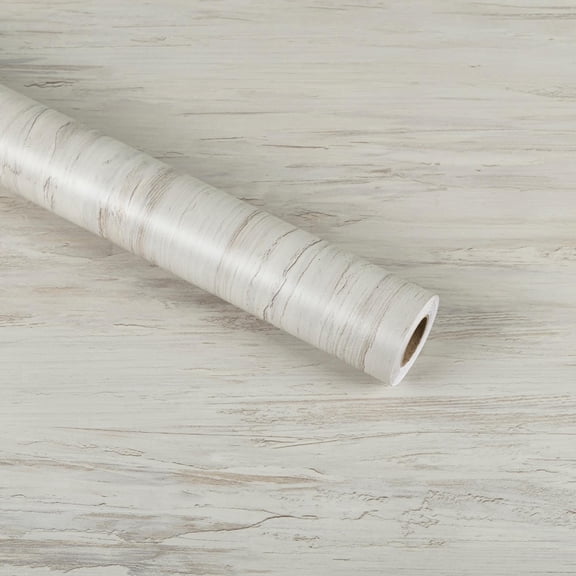 Abyssaly Beige-Gray Woodgrain Peel and Stick Wallpaper Self-adhesive Removable Contact Paper Waterproof 15.7 " x 118.1" Vinyl Wallpaper for Home Decor