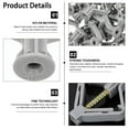 thumbnail image 3 of BIcmte Drywall Anchor with Screw Kit - 50 Set Nylon Plastic Drywall and Hollow Wall Anchor Kit, 3 of 9