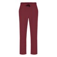 thumbnail image 6 of PNTUTB Men's Fashion Solid Color Casual Comfortable Stretch Drawstring Waist Straight-Leg Pants, 6 of 6