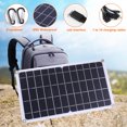 thumbnail image 1 of Panel de energía solar de 5v Usb-Tipo C Batería solar Herramienta de carga plegable para exteriores, 1 of 9