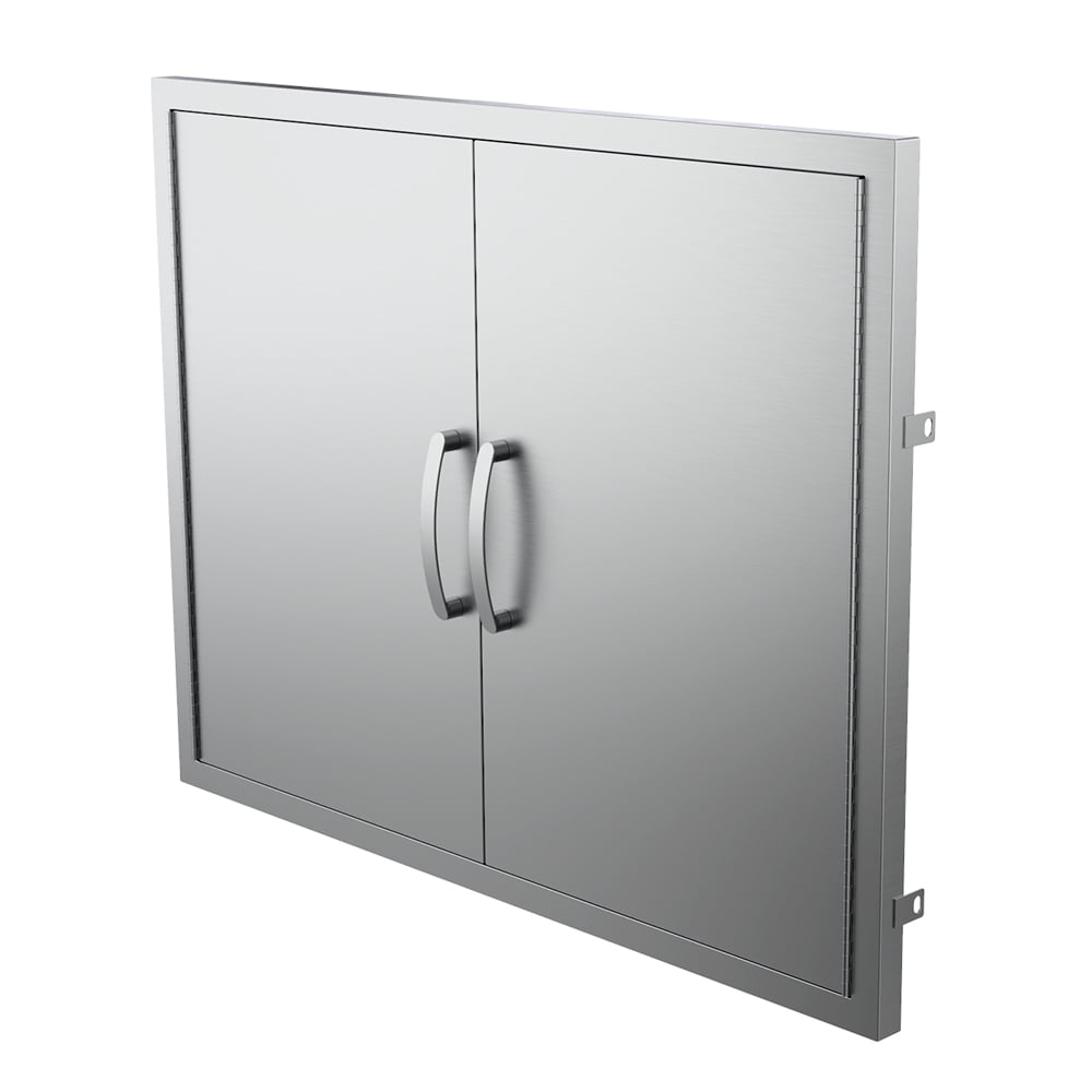 UBesGoo Heavy Duty BBQ Access Double Doors, 304 Stainless Steel BBQ