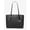 Black, variant on Women's Large Charlotte Leather 3-in-1 Crossbody Tote Handbags, Vanilla, 3 Piece