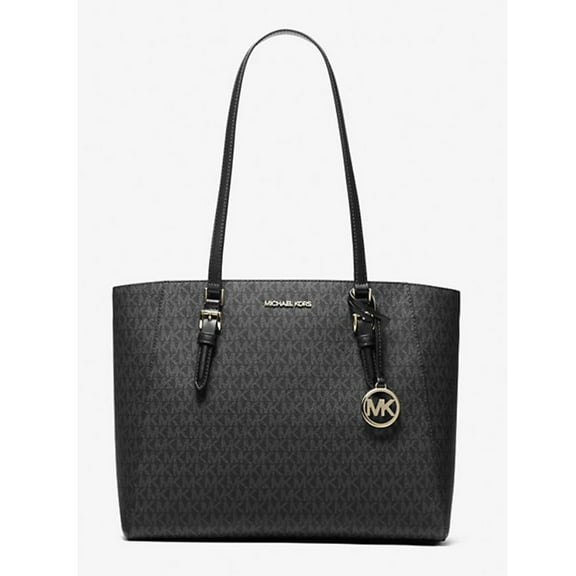 Michael Kors Women's Charlotte Large 3-in-1 Signature Logo Tote Bag (Black) 35F3GCFT9T-001