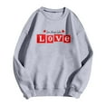 thumbnail image 4 of Couple Sweatshirts Holiday Sweatshirt Husband and Wife Lightweight Pullover Tops Mens Sweatshirts Unisex Graphic Print Crewneck Pullover Soft Casual Long Sleeve Hoodless Top, 4 of 4