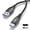 Black, variant on Youthyao 5A USB Led Light Cable USB to MicroUSB Fast Charging Data Cord Nylon Braided Charging Cable Charging Line