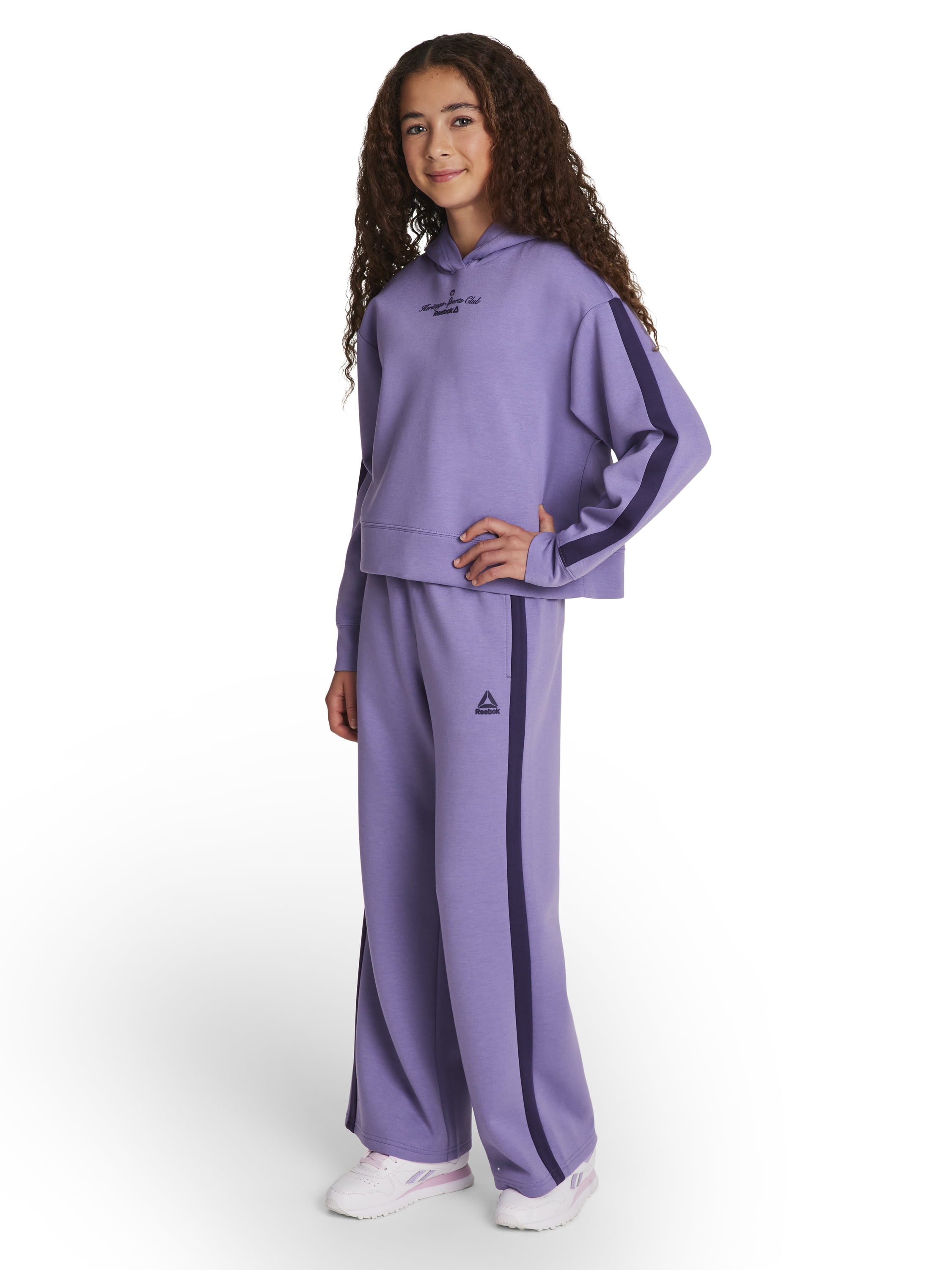 Reebok Girl's Effortless Pullover Hoodie, Sizes 4-18