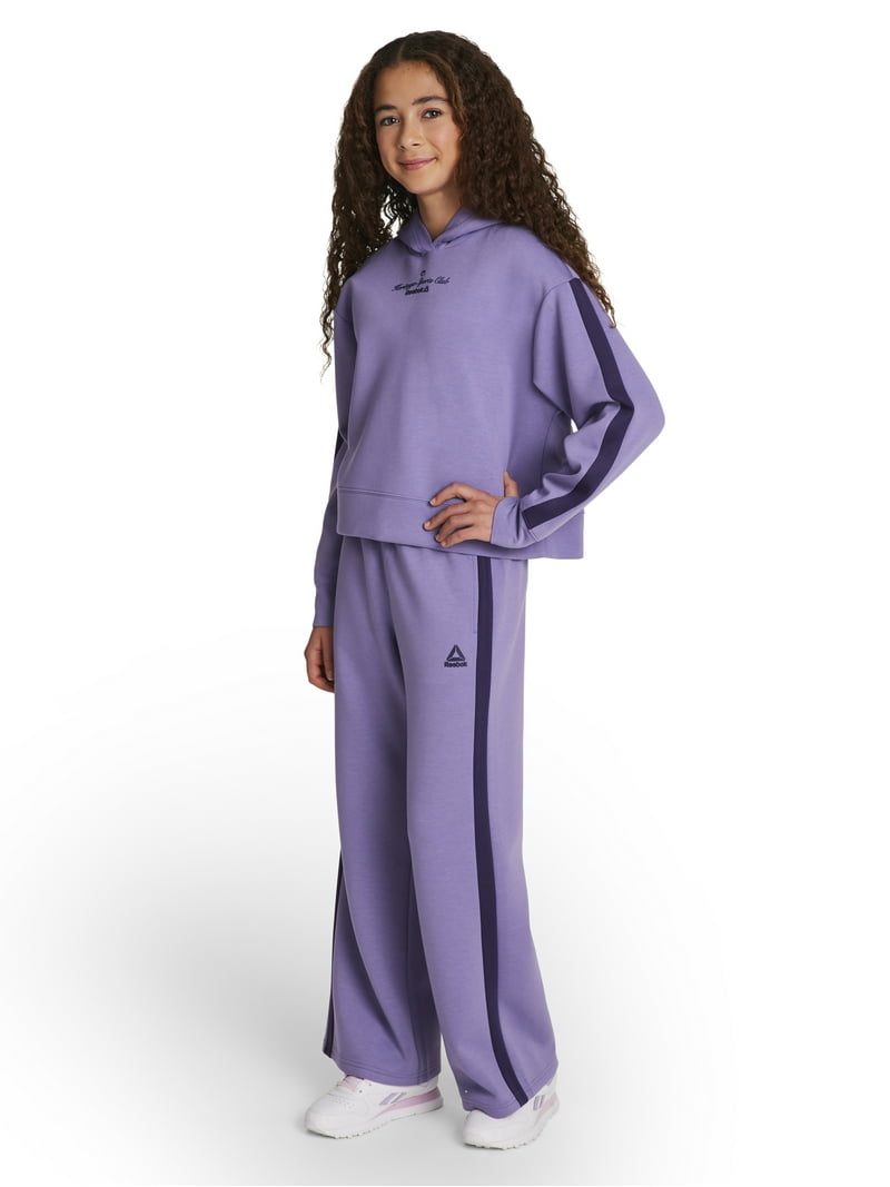 Reebok Girl's Effortless Pullover Hoodie, Sizes 4-18 - Walmart.com