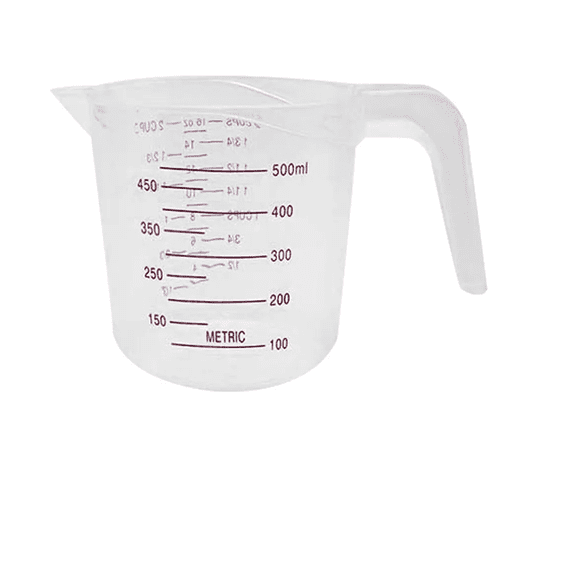 Jarra Medidora Cocina Reposteria Fondant 500ml Xtellar Color Transparente