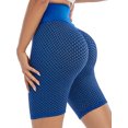 thumbnail image 3 of Women Athletic Active Yoga Short Shorts Booty Shorts Mini Hot Pants Sport Leggings Quick Dry Activewear Workout Sweat Running Shorts with pockets, 3 of 7