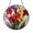 Acrylic 3.5 Inch, variant on August gladiolus stained style hanging, vibrant flower decoration for gifting