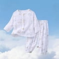 thumbnail image 2 of Gubotare Toddler Girl Pajamas Long Sleeve Cute Pajamas for Girls Fiber Long Sleeve & Pants Pj Set Tween 2T 3T (Light Pink,2-3 Years), 2 of 4