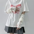 thumbnail image 3 of YooGuoGuo Cute Y2K Star Arm Warmers Kawaii Half Finger Adorable Accesspties for Teen Girl Glove Gyaru Harajuku Arm Sleeve, 3 of 6