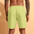 thumbnail image 4 of Men's Gym Workout Shorts with Mesh Liner Quick Dry Athletic Shorts 5 Inch Lightweight Sports Running Shorts with Pockets Green, 4 of 9