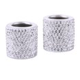 thumbnail image 1 of 2 piezas de de cristal para reposacabezas de coche, anillos de cuello para reposacabezas, decoración ostentosa, fácil de blanco Baoblaze Collares de reposacabezas de coche, 1 of 8