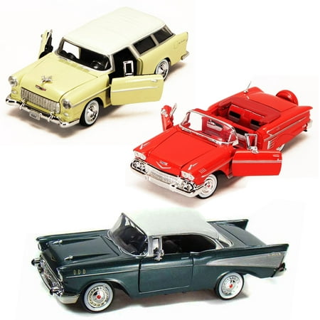 Best of 1950s Diecast Cars - Set 18 - Set of Three 1/24 Scale Diecast Model