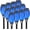 Blue, variant on 8 Pack Solar Torch Light with Flickering Flame, 12 LEDs Solar Lights Outdoor, IP65 Waterproof Solar Tiki Torches for Outside Landscape Decoration Outdoor Lights for Garden Yard Patio