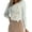 White, variant on Womens Blouse Print O Neck Tops Long Sleeve Round Neck Tee Shirt Printed Flower Loose Side Split Blouse (White, XL)