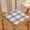 Multicolor #6, variant on Uklsqma Dining Chair Cushion | Thickened Sponge Seat Pad 15.7X15.7In Breathable Linen Cover Detachable Washable Antiskid Strap | Office Home Kitchen Dining Room Stool Cushion