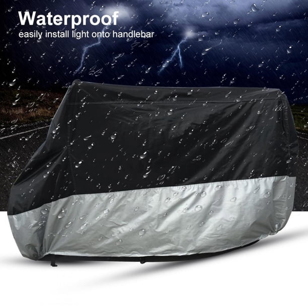 Cubierta para motocicleta, ciclomotor, Scooter, transpirable, para exteriores, polvo, lluvia, Protector UV, cubierta impermeable XXL