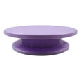 thumbnail image 1 of GROWTH TANK 11" Cake Stand Turntable Rotating Anti-skid Round Decorating Kitchen Table White, 1 of 8