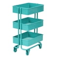 thumbnail image 1 of Under 10 Rack 1Pc Cart Storage Rack Three Layer Cart Imitation Shelf for Children Craftwork Cart Rack, 1 of 6
