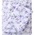 thumbnail image 1 of REJODA-Floral Full Sheet Set - 4 Piece Purple Lavender Botanical Patterned Bed Sheets - Soft, Breathable Microfiber Sheets with Deep Pocket, Non-Slip Fitted Sheets & Pillowcases, 1 of 4