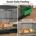 thumbnail image 3 of Premium Outdoor Pet Rabbit Cage The Perfect Home Rabbit Villa & Snuggly Rabbit Nest for Your Beloved Bunny, 3 of 3