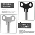 thumbnail image 5 of 2pcs Clock Key Grandfather Clock Winding Key Wind up Key Wear-resistant Clock Winders Key to Wind Antique Wall Clock Mini Clock Grandfather Winding Keys Alarm Clock Alloy Universal Assorted Color, 5 of 5