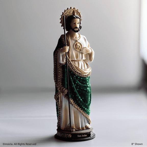 Saint Jude Thaddeus Resin Statue - 8" Catholic Figurine