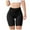 Black-1, variant on Women Black Boyshort Briefs Underwear Pack of 1 Anti Chafing Female Boxers Panties Long Leg High Waisted Panties Slip Short Under Dresses Comfy Breathable Cotton Underpants