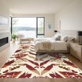 thumbnail image 3 of ODIKA 5'x7' Machine Washable Non-Slip Area Rug, Geometric Beige High Traffic Rug, Beige, 1083759, 3 of 7