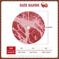 thumbnail image 2 of Sikiie Striped Meat Nativity Christmas Tree Skirt, Jesus Christian Winter Holiday Tree Mat Decoration(30-48IN)36", 2 of 6
