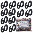 thumbnail image 2 of Confetti Number 60 Black - Half Pound (8 oz) - CCL7600, 2 of 8