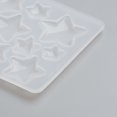 thumbnail image 3 of Silicone Molds Resin Casting Molds For UV Resin Epoxy Resin Jewelry Making Star White 175x75x5mm Inner Size: 9~24x9~29mm, 3 of 3