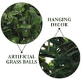 thumbnail image 3 of TABLZONE 8Ud Bola Decorativa De Césped Simulado Verde Para Colgar En, 3 of 6