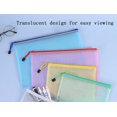 thumbnail image 4 of Atopo 18 Pieces Plastic Zipper Clear Pouches School Office Supplies, Puzzles & Games Storage, 4 of 4