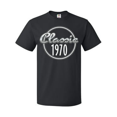 Inktastic Classic 1970 Birth Year T-Shirt