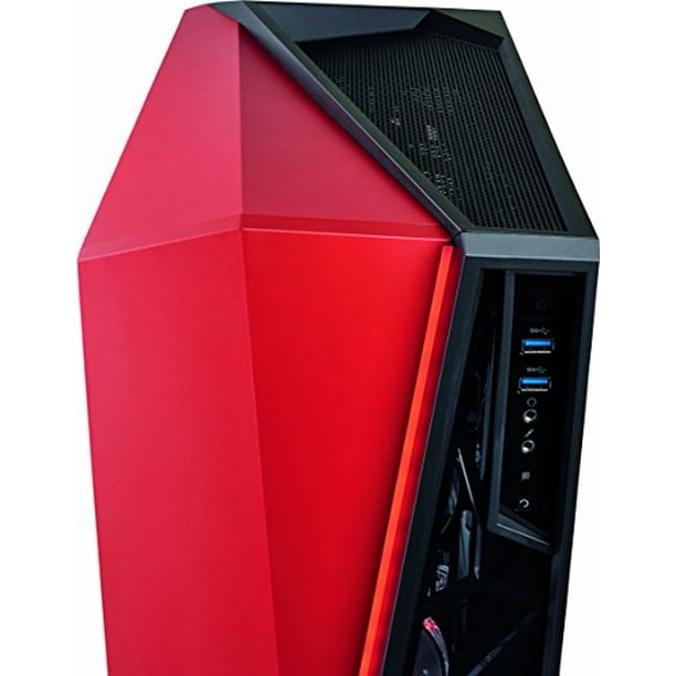 Corsair Carbide Spec-Omega Computer Case - Mid-tower - Red, Black - Tempered Glass - x Fan(s) Installed - 0 - ATX, Micro ATX, Mini ITX Motherboard Supported - 9 x Fan(s) - 0 x External 5.2 - Walmart.com